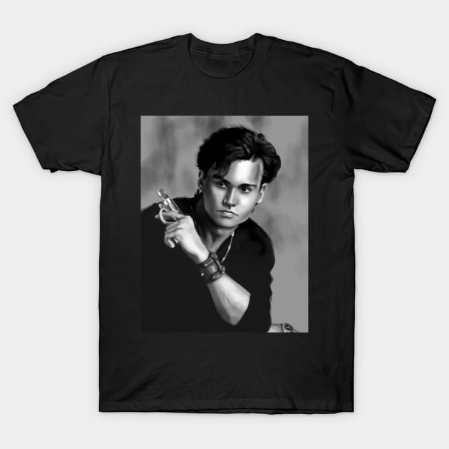 Johnny Depp - 21 Jump Street T-Shirt by JuliaMaiDesigns